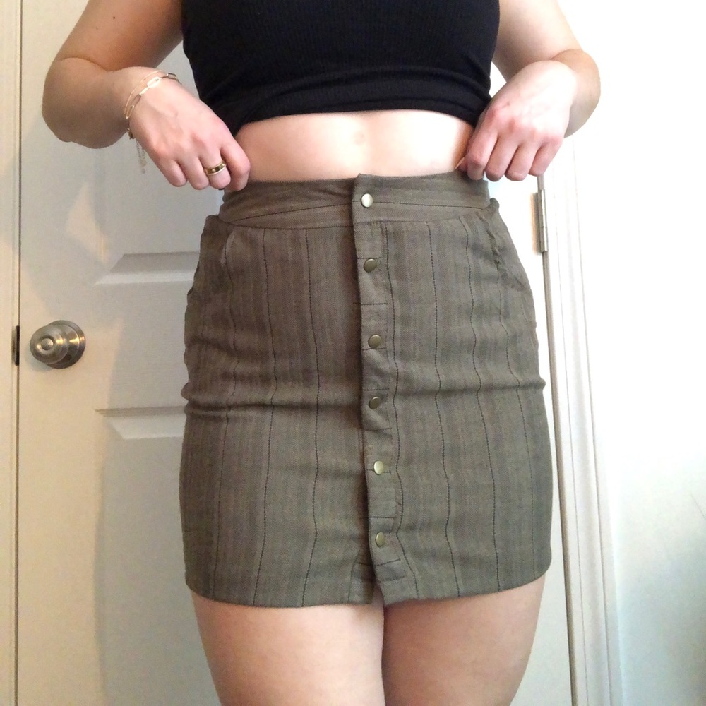 Charlotte Russe school girl mini skirt